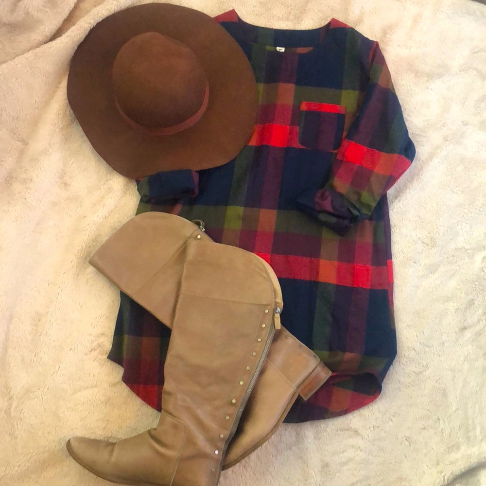 🧡💛Cute plaid mini dress! 🧡💛